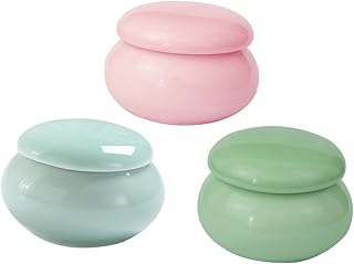 3pcs Empty Ceramic Cosmetic Sub Jars Portable...