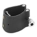 Irfora Tenor Sax Mouthpiece Ligature, Black PU Leather, Fastener with Adjustable Screw,Suitable for a wide range of players, secure reeds to saxophone mouthpiece for improved sound