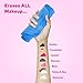 MakeUp Eraser PRO, Effortlessly Remove All Makeup Using Only Water, Including Waterproof Mascara, Eyeliner, Foundation, Lipstick, Sunscreen, and More Berry Blue, 1ct
