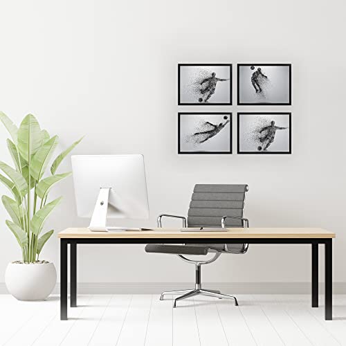 Soccer Wall Art Prints - Set Of 4 (8X10) Unframed Soccer Posters - Soccer Room Decor For Men Kids Teenagers - Soccer Poster Set For Bedroom Man Cave - Soccer Wall Decor - Soccer Boys Bedroom Decor #TOP2