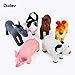Boley Soft Farm Animal Toys - 6 Piece Small Farm Animal Figures for Kids Ages 3 and Up - Cute Soft Plastic Animal Figurines Set - Farm Animals for Toddlers