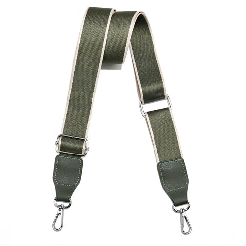 Image of Purse Straps Replacement Crossbody, Universal Wide Shoulder Strap for Bags Adjustable Straps for Handbags (Silvery Hardware)