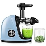 Jocuu Slow Masticating Juicer with 2-Speed Modes - Cold Press Juicer Machine - Quiet Motor & Reverse Function - Easy to Clean Juicer Extractor -...