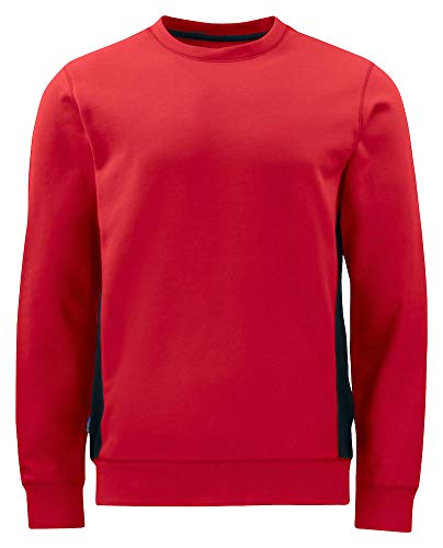 Sweat rouge dynamique taille XS avec finitions élastiques et tissu premium