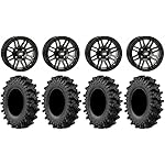 Bundle-9-Items-ITP-SS316-14-Wheels-Black-Ops-30-MotoSlayer-Tires-4x110-Bolt-Pattern-10mmx125-Lug-Kit
