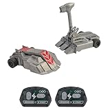 Múltiples armas de asalto: un vehículo está equipado con una pala frontal para ataques de golpe y choque, mientras que el otro tiene un martillo mecánico para golpes potentes y ofrece un variado placer de juego