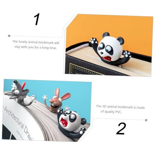Signet 3D panda unique Lurrose : le cadeau de papeterie idéal pour lecteurs