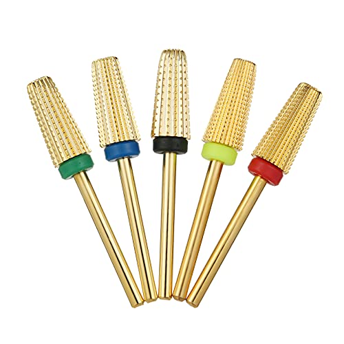 LAURAG brocas Brocas para unhas de aço tungstênio 3/32 '' Brocas para pedicure e manicure Brocas d