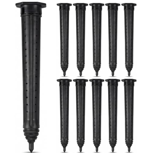 Junkin 12 Pack Tree Watering Stakes Deep Root Irrigation Spike, 14 Inch