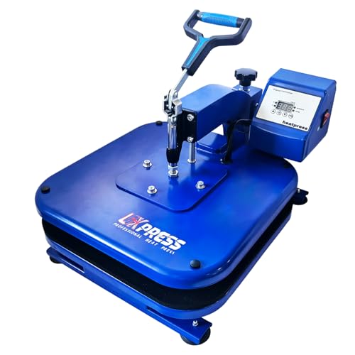 T Shirt Heat Press Machine 38 x38cm Swing Away 360 Degree High Pressure Electric Sublimation Printing Heating Transfer Machine