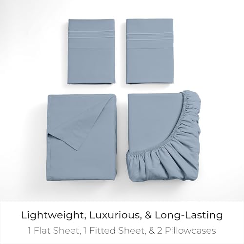 Mellanni Queen Sheets Set - 4 PC Iconic Collection Bedding - 2