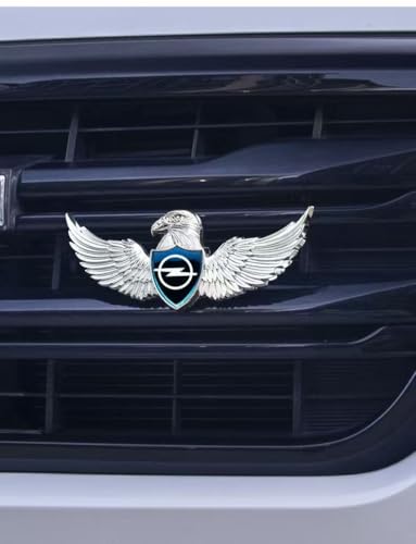 XIYUANFA Auto 3D Logo Metall Emblem für Opel Vauxhall Vectra 2000-2009, 3D Logo Abzeichen Karosserie Emblem Auto Zubehör,C