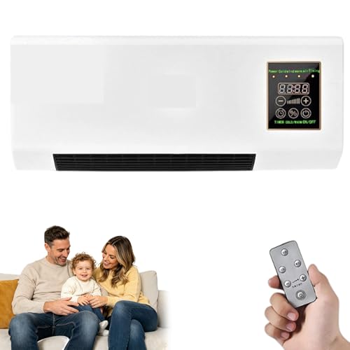 Epicooler Klimaanlage, EpiCooler Dual- Mode Wandklimagerät mit Schnellkühlung, tragbares Ganzjahres- Klimagerät mit Fernbedienung und Timer, leiser Betrieb für Zuhause und Büro (#C)