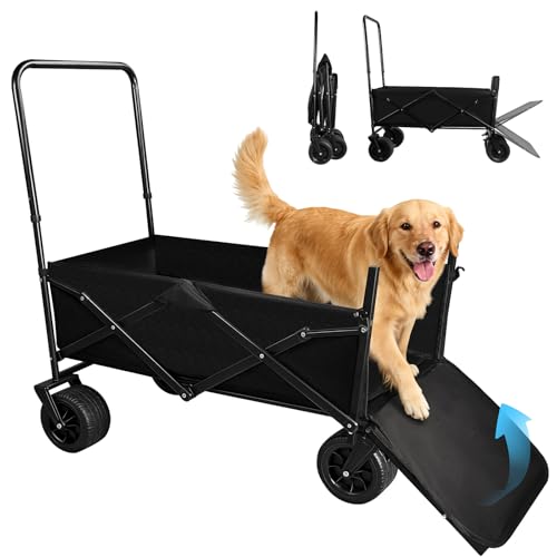 Dog Stroller for Large Dogs,Pet Stroller for Medium Dogs Up to 150lbs,Folding...