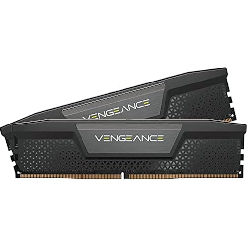 CORSAIR VENGEANCE DDR5 RAM 64GB (2x32GB) 5200MHz CL40-40-40-77 1.25V Intel XMP Desktop Computer Memory - Black (CMK64GX5M2B5200C40)