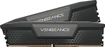 CORSAIR VENGEANCE DDR5 RAM 96GB (2x48GB) 6400MHz CL32 Intel XMP Compatibile iCUE Memoria per Computer - Nero (CMK96GX5M2B6400C32)
