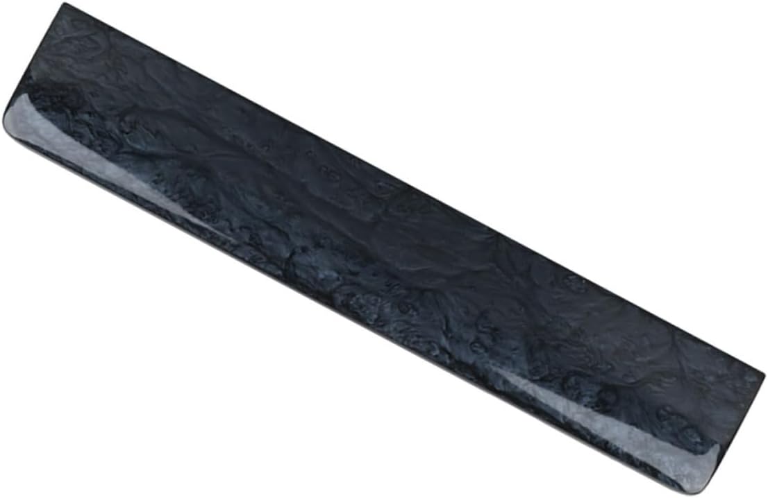 KICHOUSE Computer Keyboard Wrist Rest Pad Black Resin Hand Rest Gaming Accessory Wrist Support for Typing