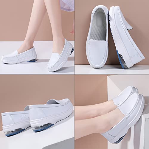 Sapatos de Enfermeiras para Mulheres,Respirável Leve Antiderrapante Sapatos de Trabalho para Mulhere