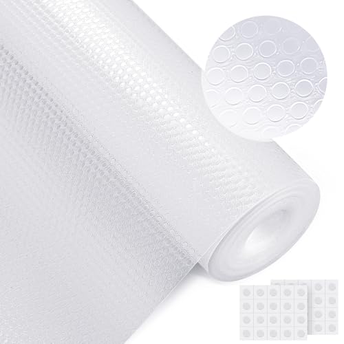 moinkerin Schubladenmatte 30×300 cm | 450 g/m² PEVA Antirutschmatte | Wasserfest, Zuschneidbar, Nicht Klebend | Schubladeneinlage für Küchenschränke, Regale, Schubladen & Kühlschrank