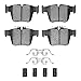 Dynamic Friction Company 5000 Advanced Brake Pads - Ceramic and Hardware Kit