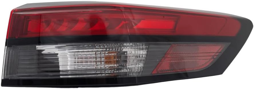 KarParts360 For Nissan Pathfinder 2022 2023 2024 Tail Light Assembly Driver Side | Outer | LED | Red And Clear Lens | With Bulbs | Replacement For NI2804126 | 26555-6TA0B