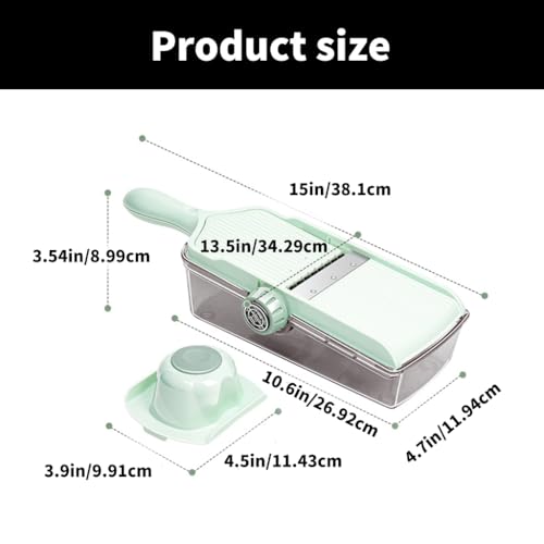 Mandolina manual para cortar y rallar verduras miniatura 5
