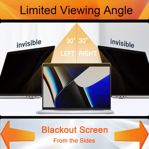 Mamol Privacy Screen Filter for MacBook Pro 16 Inch (2021-2024, M1, M2,, view 4