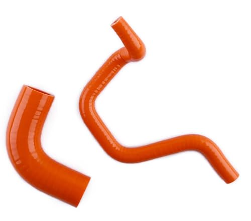 ZAP Performance SILICONE COOLING RADIATOR HOSE FIT Z20LET Z20LEH BREATHER ASTRA VXR GSI (Orange)