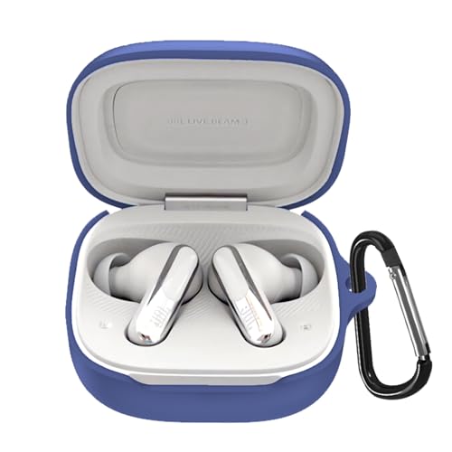 YAODLE For JBL LIVE BEAM 3 �p �P�[�X �J�o�[ JBL LIVE BEAM 3�p�ی�J�o�[ �ی�P�[�X �V���R���P�[�X �����[�d�\ �S�ʕی� �����h�~ �L�Y�h�~ �ϏՌ� �h�o �y�� ���[ �J���r�i�t��(�u���[)