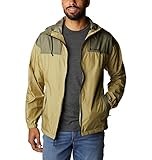 Columbia Men's Flash Challenger Windbreaker, Savory/Stone Green, Large