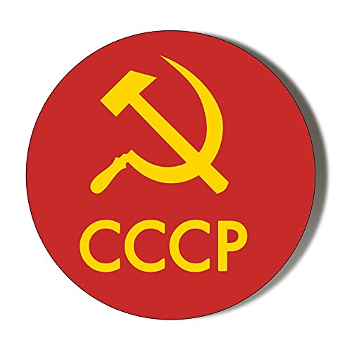 Gift Insanity HAMMER AND SICKLE COMMUNIST RED38mm Small Novelty Badge