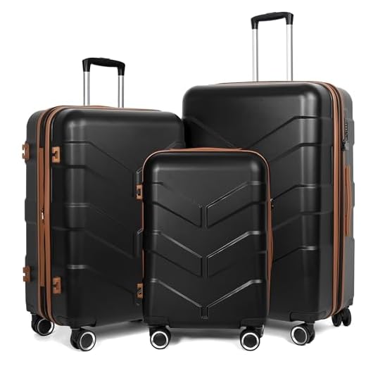 Expandable Hardside Luggage Set with Spinner Wheels