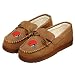 FOCO NFL Mens Football Team Logo Moccasin Slippers Shoes