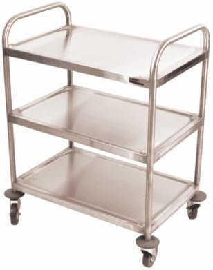 2 Tier Undercounter Serving Trolley/Capacity : 50kg - Dimensions : 924(H) x 776(W) x 521(D) mm/Ideal for use in hotels, restaurants pubs and so much more.