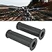 Topyond 1 Pair Bike Handlebar Grips, Non-Slip Shock Absorbing Plastic Replacement Handle Grips for Mountain Bikes and Scooters