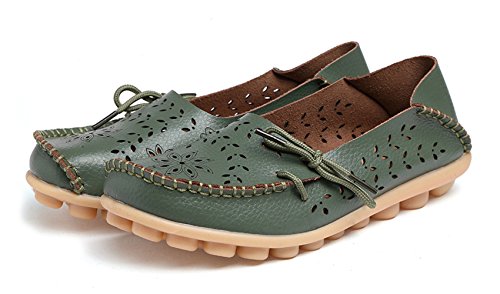 Image of VenusCelia Women's Breathable Comfort Walking Office Flat Loafer