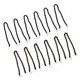 CORHAD ハイキング用レギンスバンド ブーツブラッシングスト 伸縮性ブーツバンド アウトドア活動用 12個パック