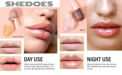 Image of Natural Lip Plumper | Natural Lip Gloss Lip Enhancer for Fuller Hydrated Beauty Lips