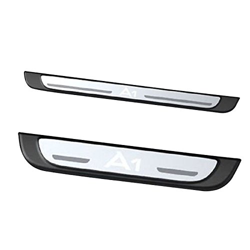 Audi 8X4071301 enjoliveur de seuil éclairé en aluminium brossé