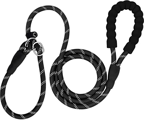 TagME 6 FT Slip Lead Dog Leash,12 Colors,Reflective Strong Rope ...
