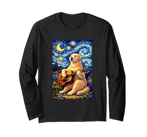 Labrador Retriever Playing Guitar Whimsical Art Camping ����T�V���c
