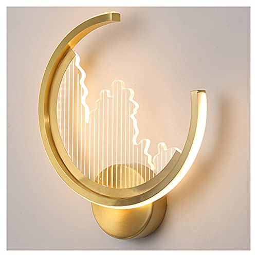 Luminaires muraux acrylique or pour créer une ambiance douce de lampe de chevet