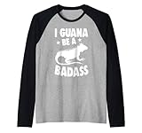 Photo Gallery iguanas be a badass tee shirt donne animali regalo maglia con maniche raglan Photo Gallery iguanas be a badass tee shirt donne animali regalo maglia con maniche raglan