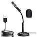 Produktbild KASQA USB Mikrofon für PC, Studio Podcast Mikrofon Plug & Play-Standmikrofon mit Mute Butto für Laptop, Spiele, Mac, PS4, YouTube, Skype