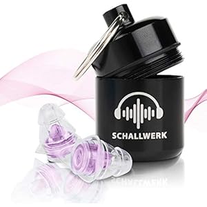 SCHALLWERK ® Women+ oordopjes speciaal voor vrouwen – dempen lawaai & behoud van geluidskwaliteit – ideaal voor muziek…