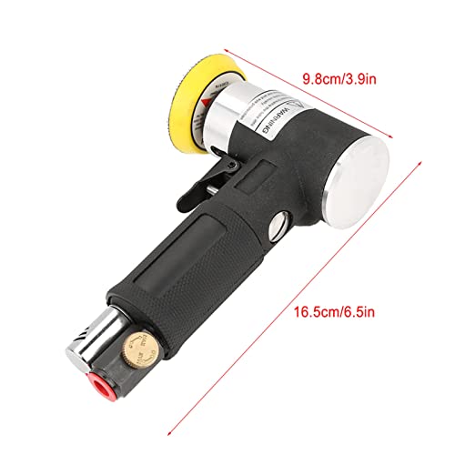 Air Angle Die Grinder, 90 Degree Handheld Pneumatic Polisher Buffers Portable High Speed Sander With 2Inch 3Inch Sanding Pad #TOP3
