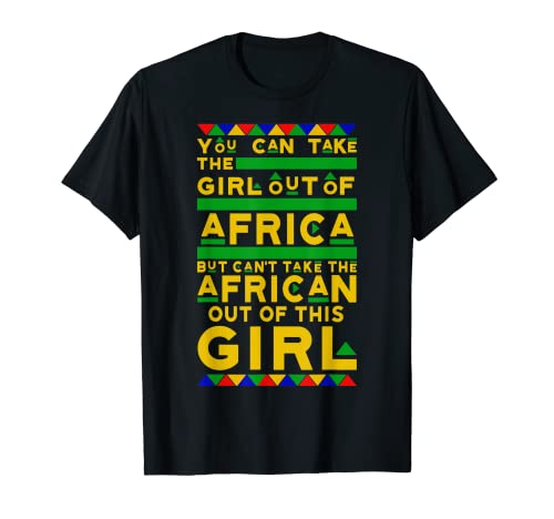 Black History Month Clothing Melanin Orgulloso regalo de niña africana Camiseta