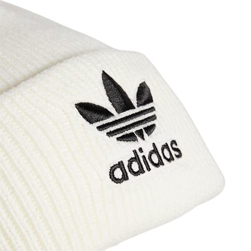 Adidas Originals Unisex Originals Trefoil Beanie, White/Black 2, One Size #TOP7
