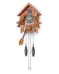 POBKING Quartz Cuckoo Clocks for Wall,Germany Style Traditional Black Forest Handcrafted Wooden Coo photo POBKING Quartz Cuckoo Clocks for Wall,Germany Style Traditional Black Forest Handcrafted Wooden Coo