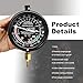 DXNQ Fuel Pump and Vacuum Tester Gauge, Gasoline Pressure Meters Fuel Pressure Tester Kit, Automotive Engine Fuel System Testing Tool Carburetor Leakage Diagnosis, Car Accessories